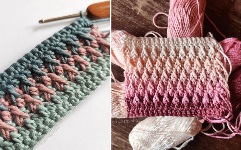 Crochet Alpine Stitch