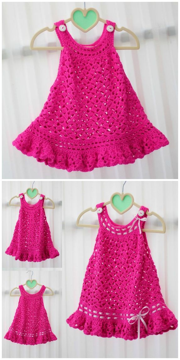 How to Make Easy Crochet Dresses for Kids CROCHET TODAY FREE