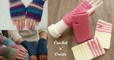 Fingerless Gloves Free Crochet