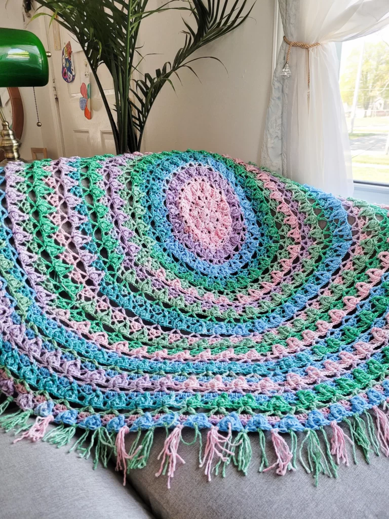 Crochet Circle Blanket